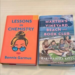 Lessons in Chemistry and The Martha's Vineyard Beach and Book Club Books